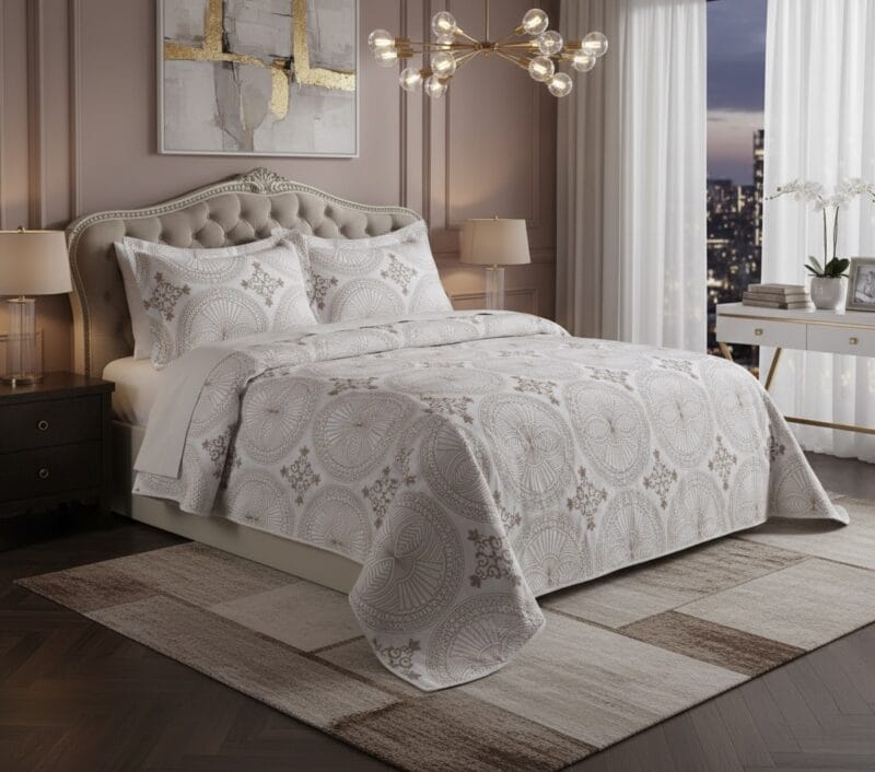 Prekrivač za bračni krevet "Lora"